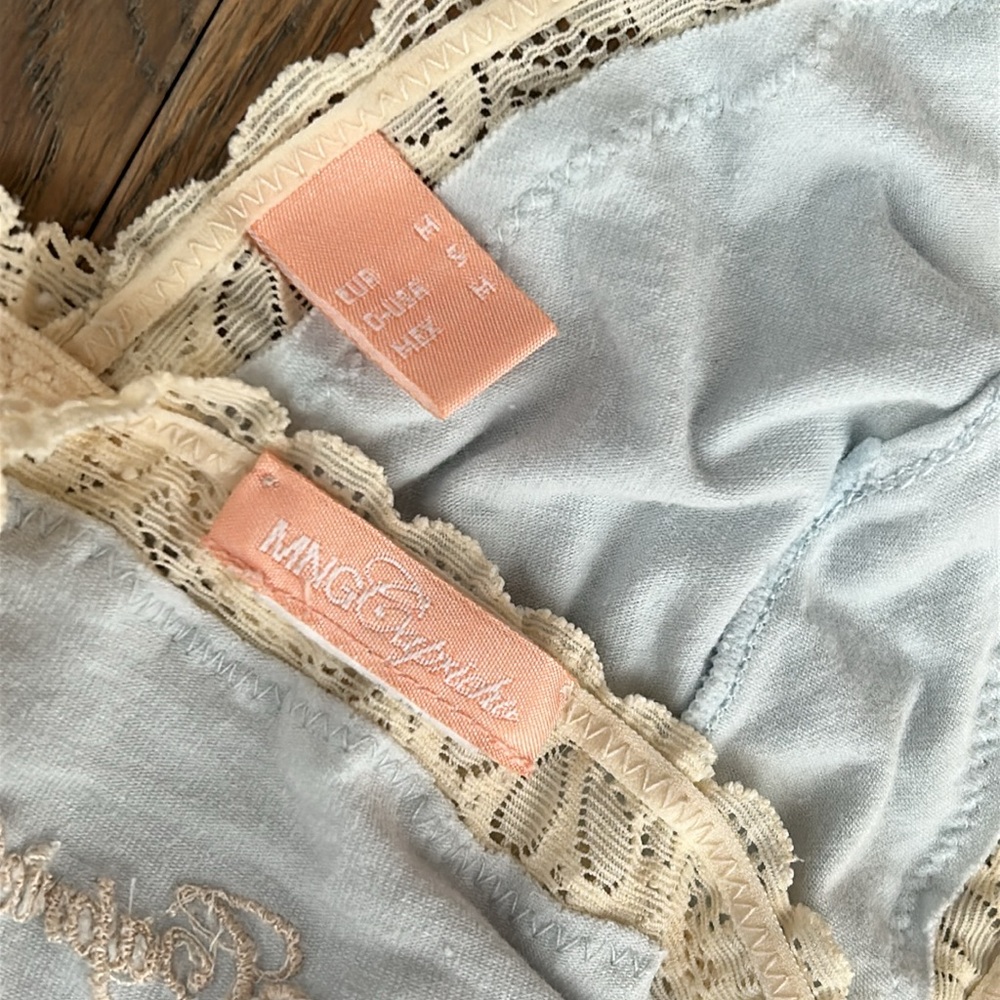 2sets - Soft cotton triangle bra and panty - Picture 11 of 15